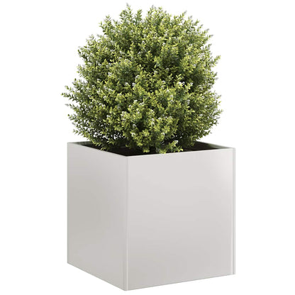 Fioriera 40x40x40 cm in Acciaio Inox - homemem39