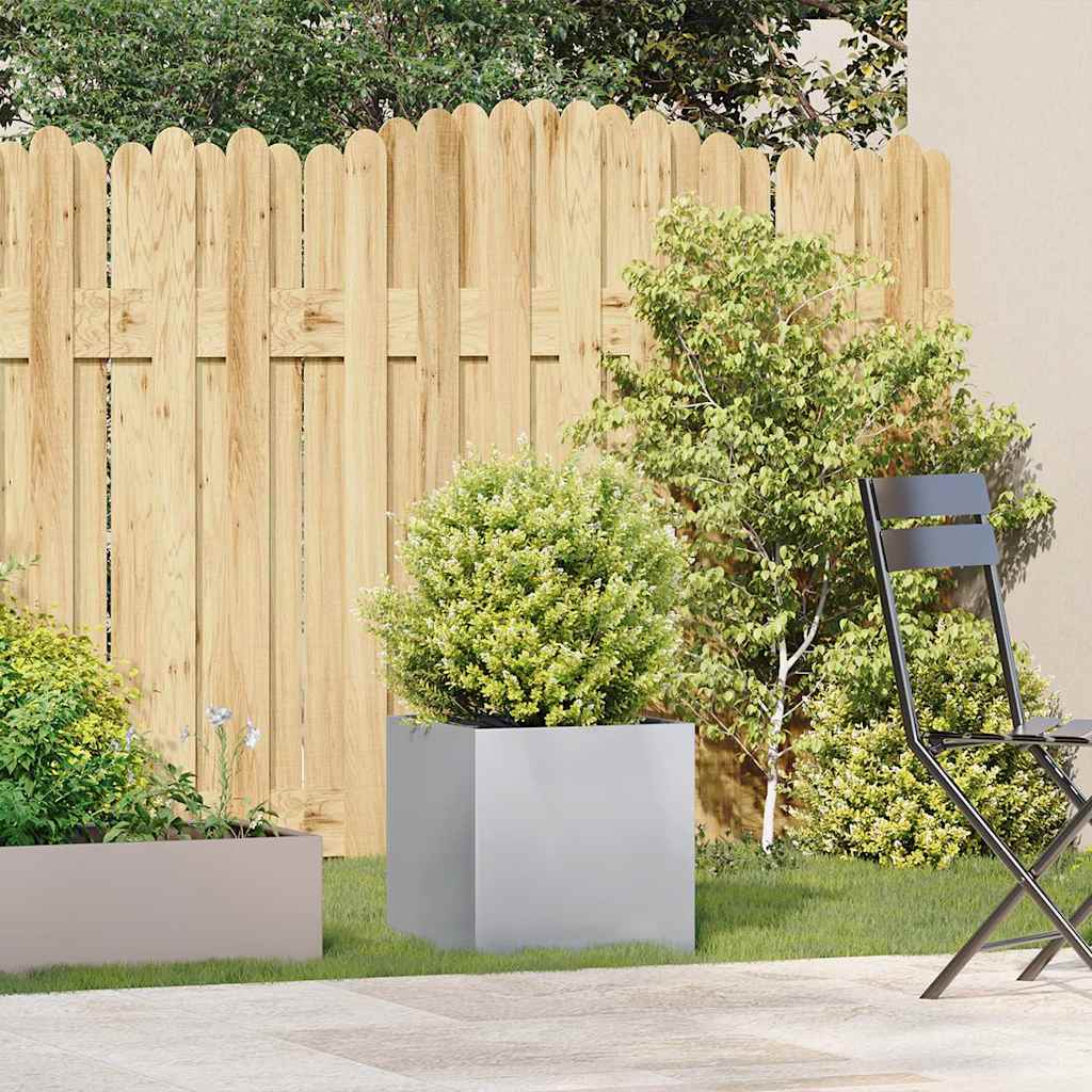 Fioriera 40x40x40 cm in Acciaio Zincato - homemem39