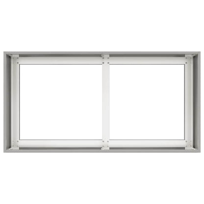Fioriera 80x40x40 cm in Acciaio Inox