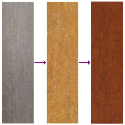 Fioriera Arrugginita 80x40x40 cm in Acciaio Corten - homemem39