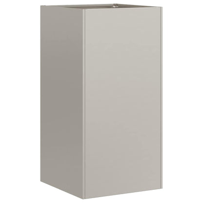 Fioriera Arrugginita 40x40x80 cm in Acciaio Corten