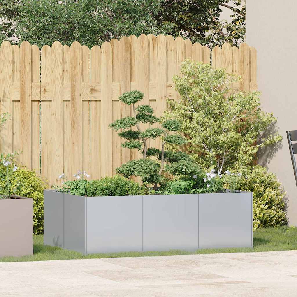 Fioriera 120x80x40 cm in Acciaio Zincato - homemem39