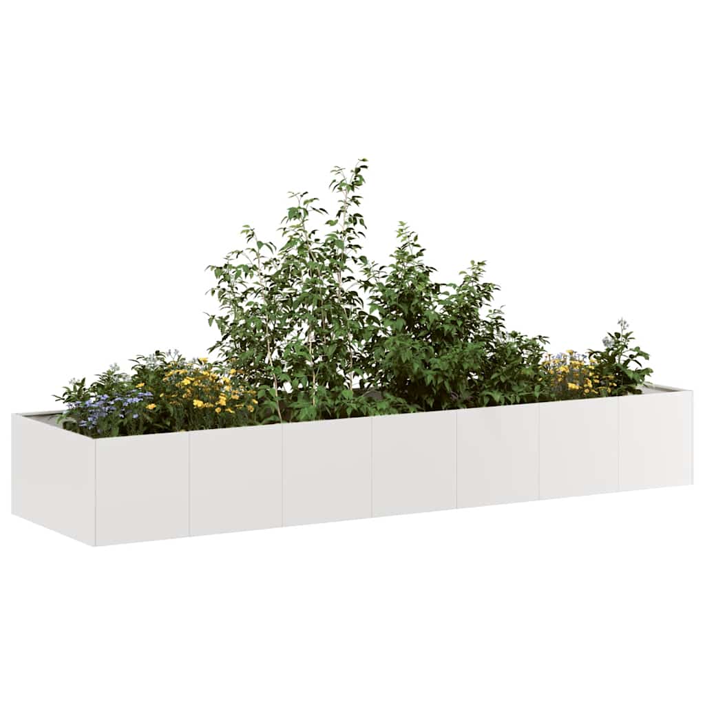 Fioriera 280x80x40 cm in Acciaio Inox