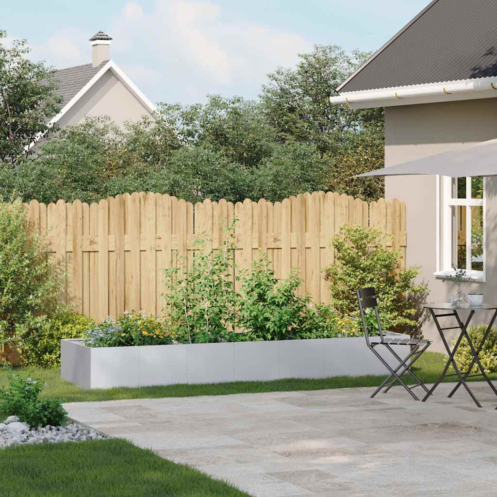 Fioriera 280x80x40 cm in Acciaio Zincato - homemem39