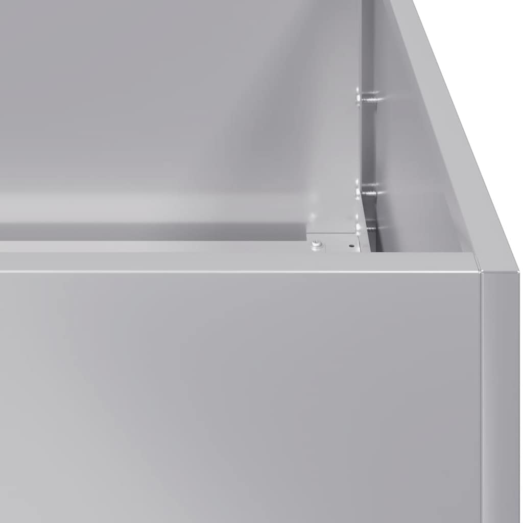 Fioriera 280x80x40 cm in Acciaio Zincato - homemem39