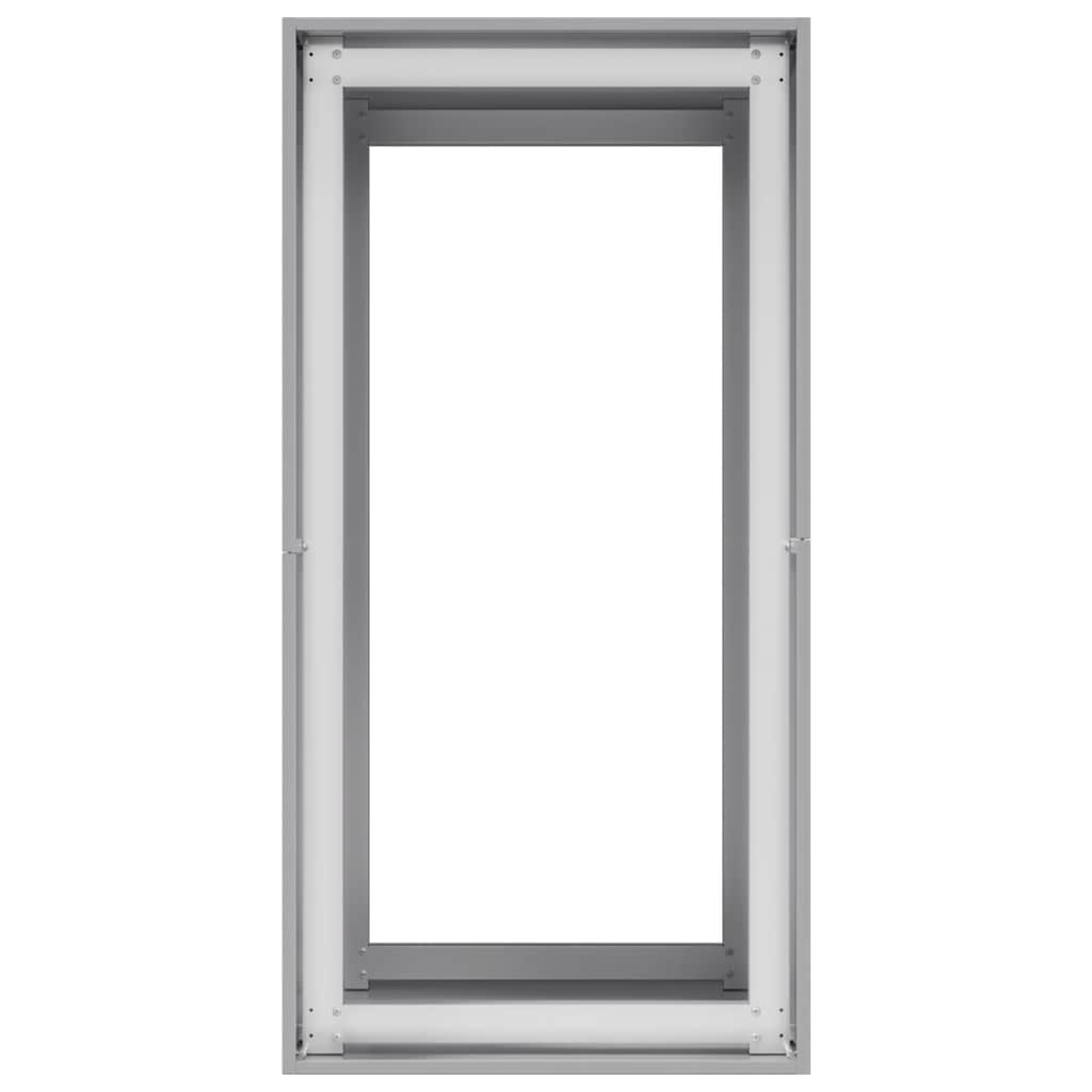 Fioriera 40x80x80 cm in Acciaio Zincato - homemem39