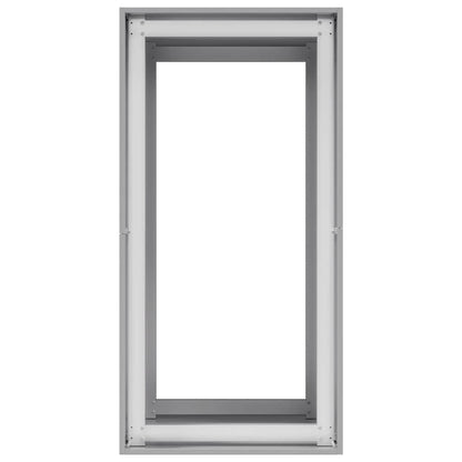 Fioriera 40x80x80 cm in Acciaio Zincato - homemem39