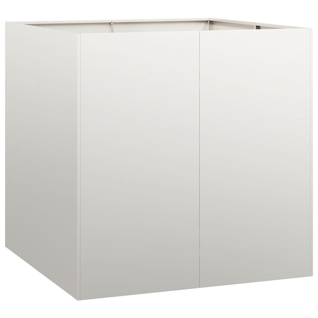 Fioriera 80x80x80 cm in Acciaio Inox | homemem39