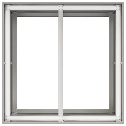 Fioriera 80x80x80 cm in Acciaio Inox | homemem39