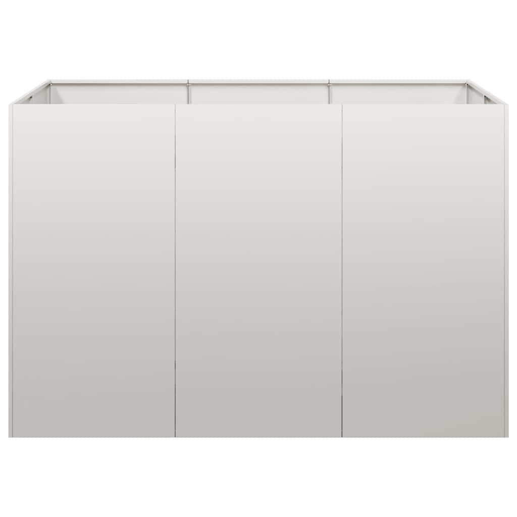 Fioriera 120x80x80 cm in Acciaio Inox - homemem39