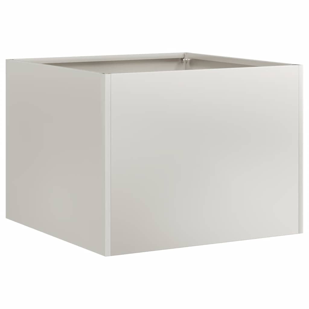 Fioriera 40x40x30 cm in Acciaio Inox - homemem39