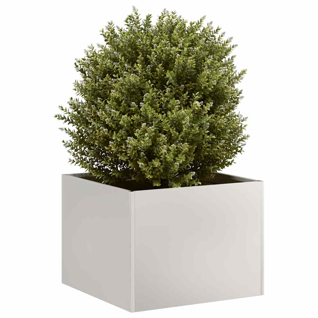Fioriera 40x40x30 cm in Acciaio Inox - homemem39