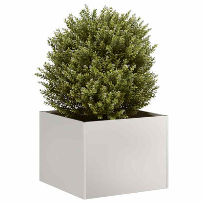 Fioriera 40x40x30 cm in Acciaio Inox - homemem39