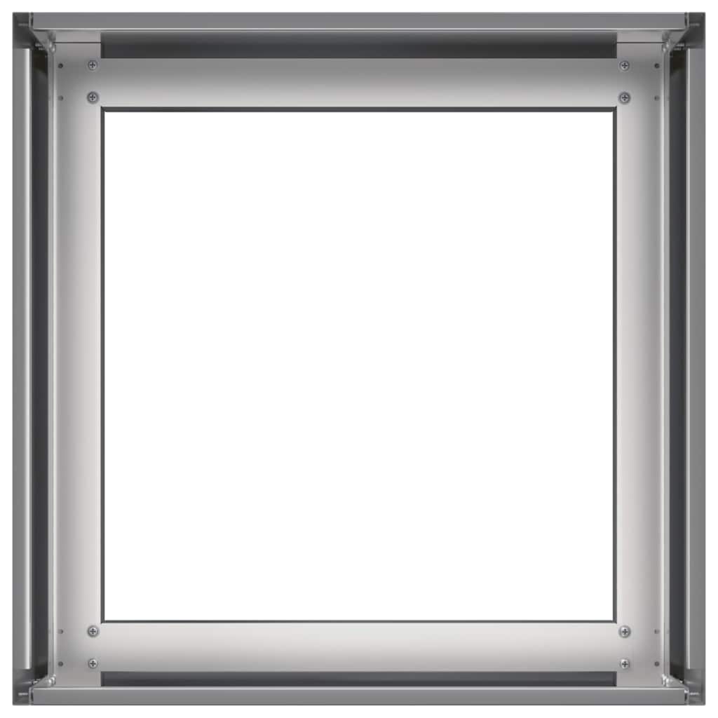 Fioriera 40x40x30 cm in Acciaio Zincato | homemem39