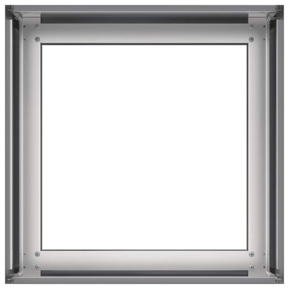 Fioriera 40x40x30 cm in Acciaio Zincato | homemem39