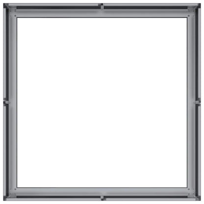 Fioriera 80x80x30 cm in Acciaio Zincato - homemem39