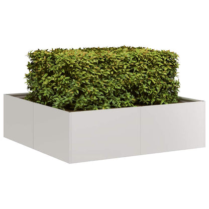 Fioriera 100x100x30 cm in Acciaio Inox - homemem39