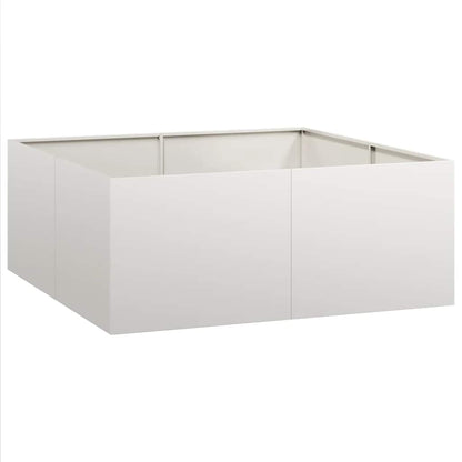 Fioriera 100x100x40 cm in Acciaio Inox | homemem39