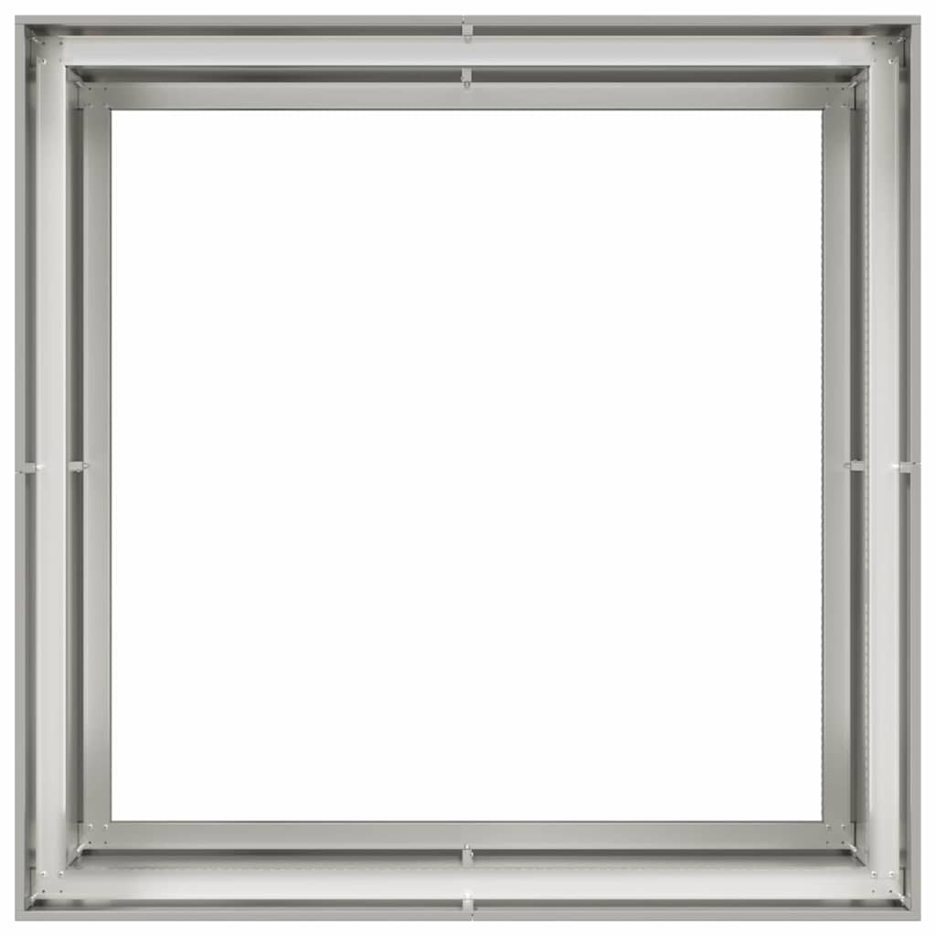 Fioriera 100x100x80 cm in Acciaio Inox | homemem39