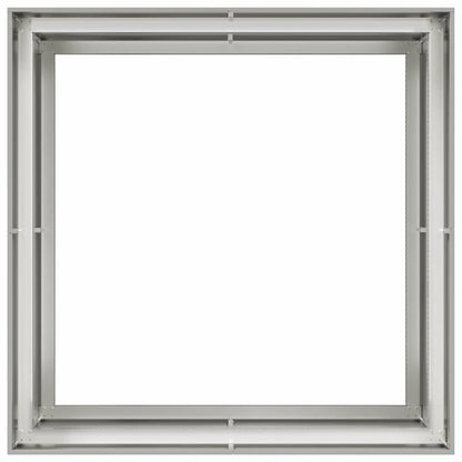 Fioriera 100x100x80 cm in Acciaio Inox | homemem39