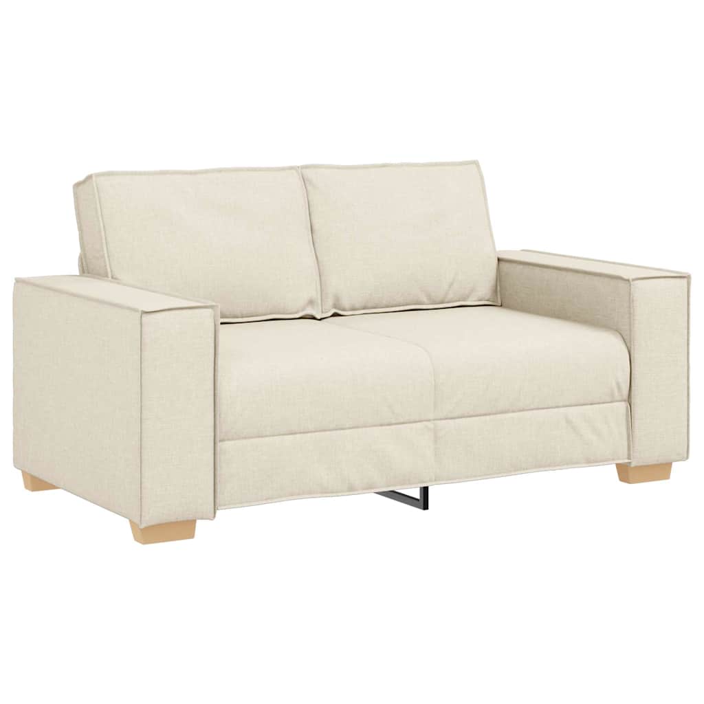 Set di divani 3 pcs Beige 220 x 80 x 84 cm Tessuto misto lino | homemem39