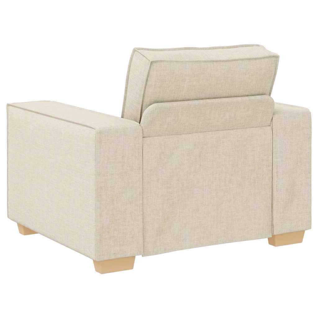 Set di divani 3 pcs Beige 220 x 80 x 84 cm Tessuto misto lino | homemem39