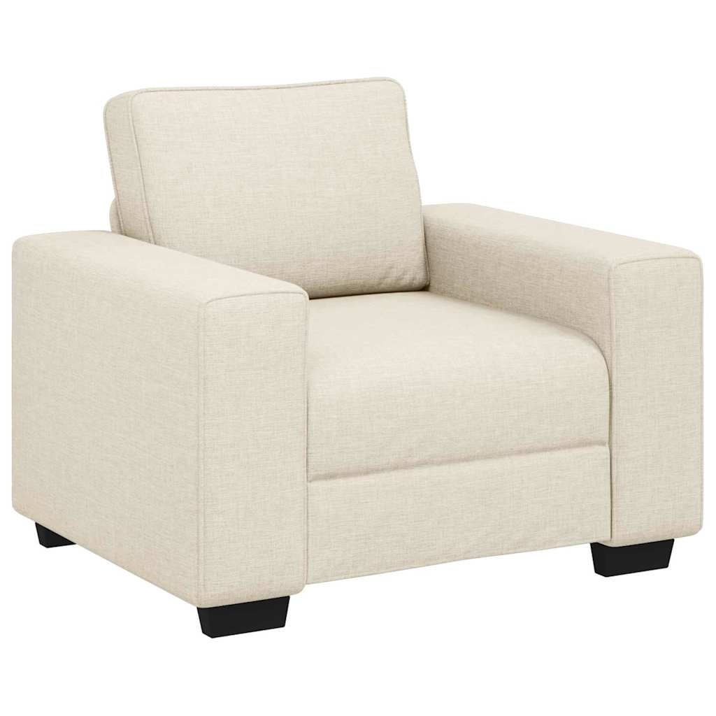 Divano 3 pcs Beige 221 x 80 x 82 cm Tessuto misto lino | homemem39