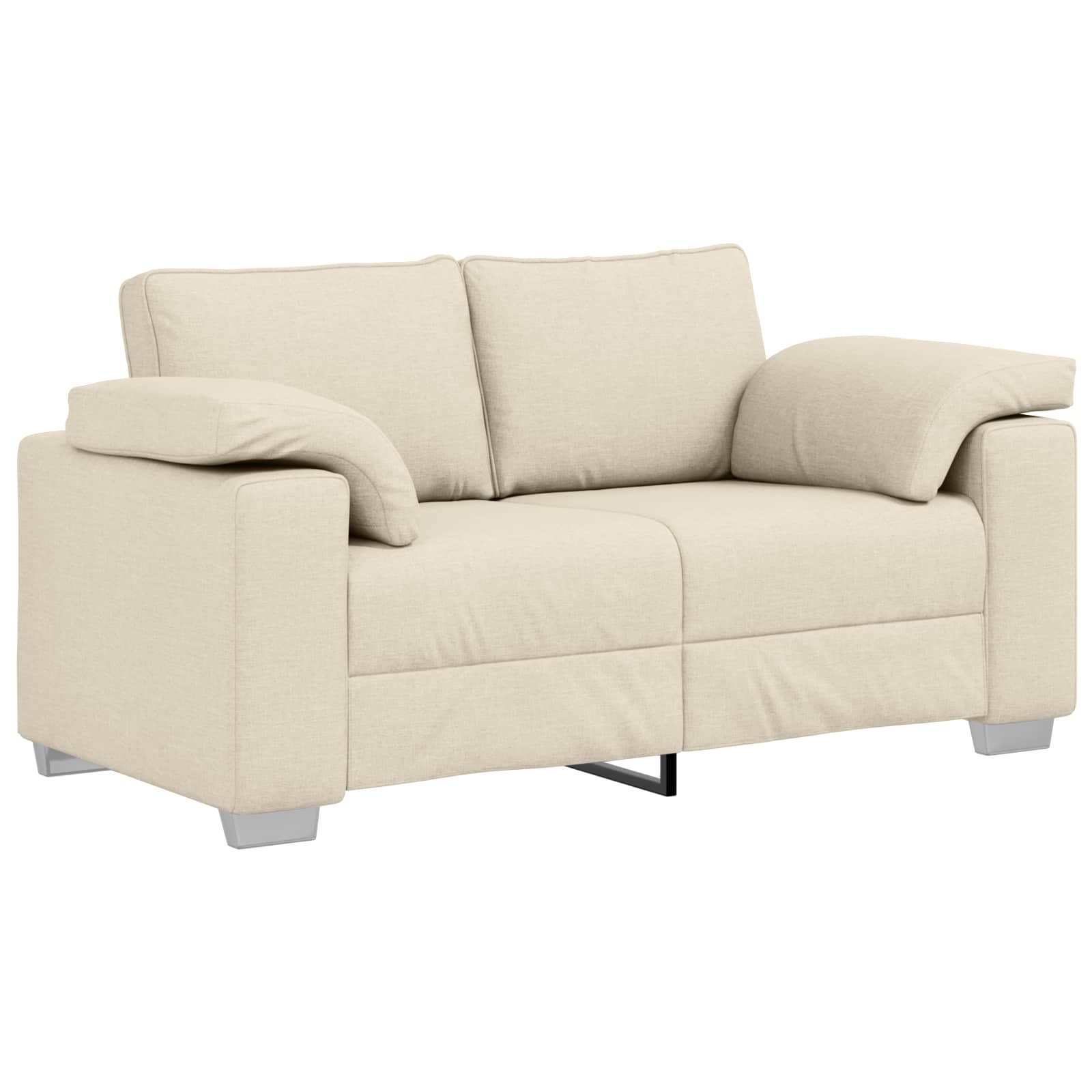 Divano 3 pcs Beige 219 x 80 x 82 cm Tessuto misto lino | homemem39