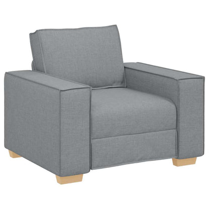 Set di divani con cuscino 3 pcs Grigio 220 x 78 x 84 cm Tessuto