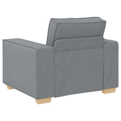 Set di divani con cuscino 3 pcs Grigio 220 x 78 x 84 cm Tessuto - homemem39
