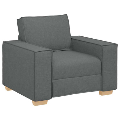 Set di divani con cuscino 3 pcs Grigio 220 x 78 x 84 cm Tessuto