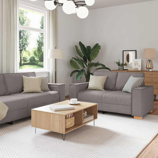 Set di divani con cuscino 3 pcs Talpa 220 x 78 x 84 cm Tessuto