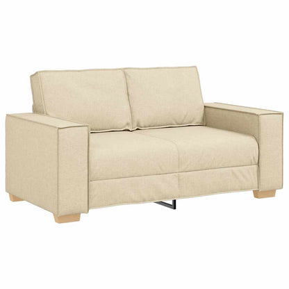 Set di divani con cuscino 3 pcs Crema 220 x 78 x 84 cm Tessuto