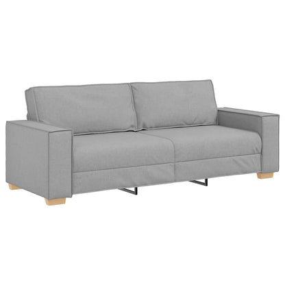 Set di divani con cuscino 3 pcs Grigio 220 x 78 x 84 cm Tessuto