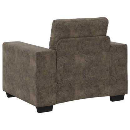Divano 3 pcs Grigio scuro 221 x 80 x 80 cm Tessuto misto lino | homemem39