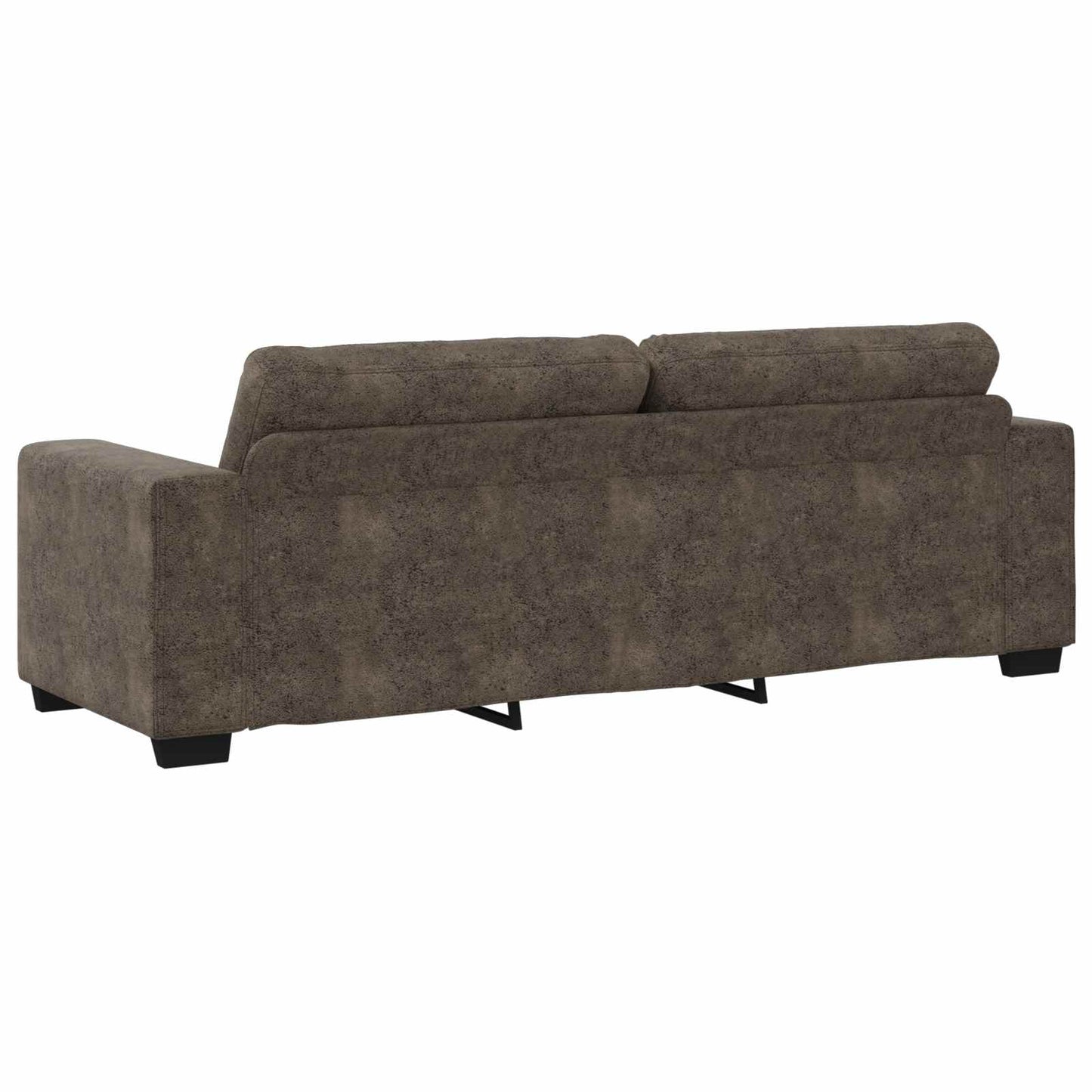 Divano 3 pcs Grigio scuro 221 x 80 x 80 cm Tessuto misto lino | homemem39