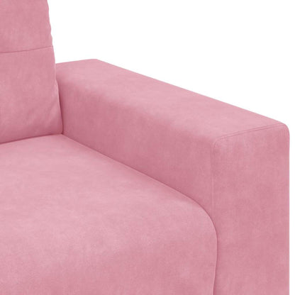 Set di divani 3 pz Rosa Velluto