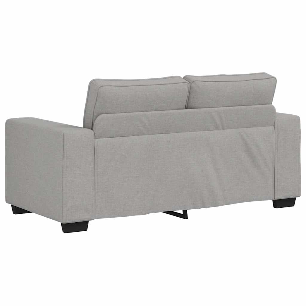 Set di Divani 2 pz con Cuscini Grigio Nuvola in Tessuto | homemem39