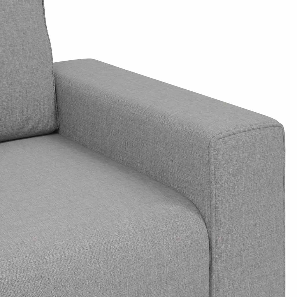 Set di Divani 2 pz con Cuscini Grigio Nuvola in Tessuto | homemem39
