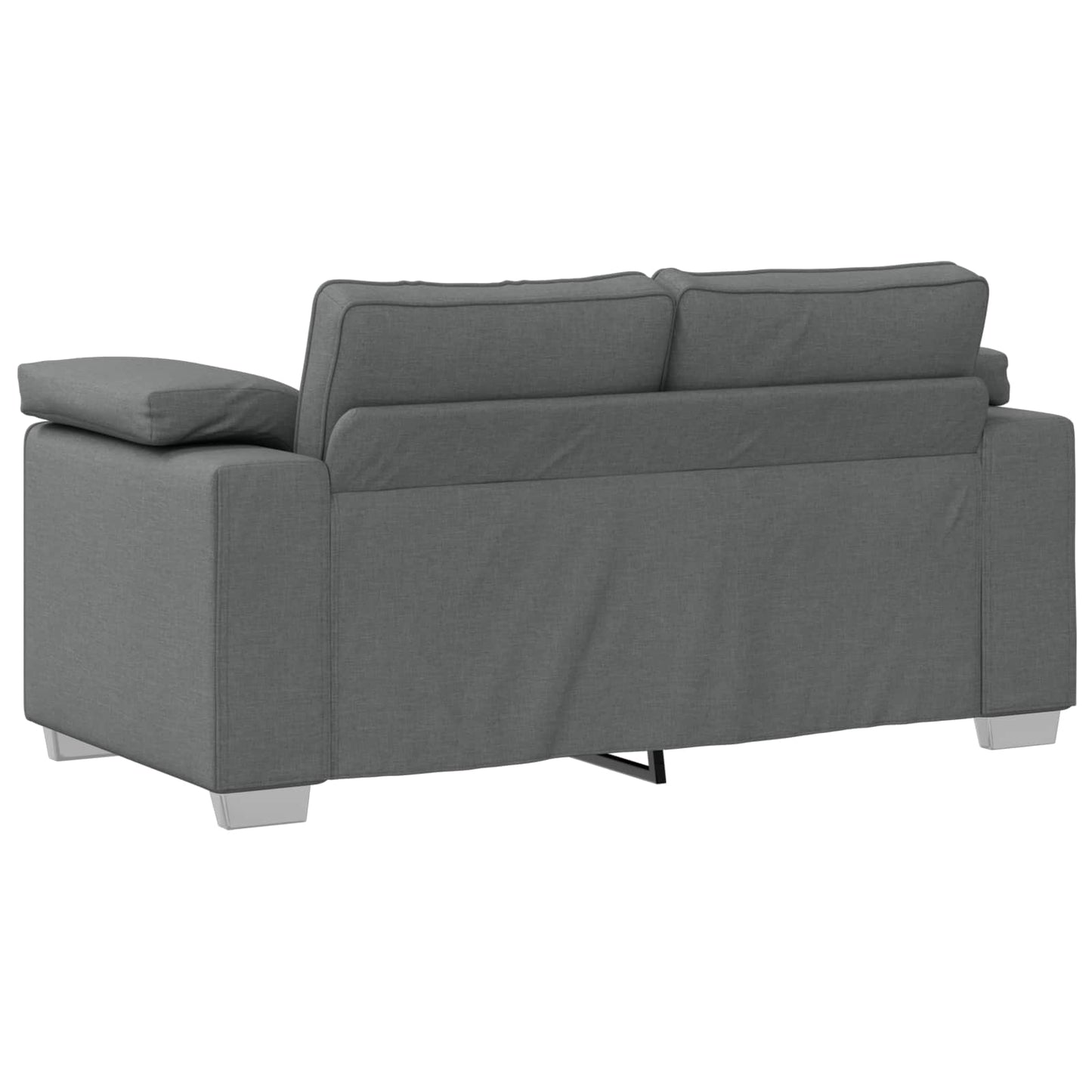 Set di divani 2 pcs Grigio scuro 219 x 77 x 82 cm Tessuto