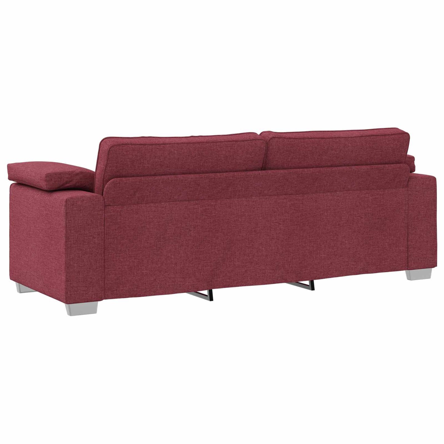Divano 2 pcs Rosso Vino 219 x 80 x 82 cm Tessuto | homemem39