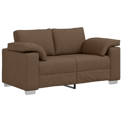 Divano 2 pcs Marrone 219 x 80 x 82 cm Tessuto | homemem39