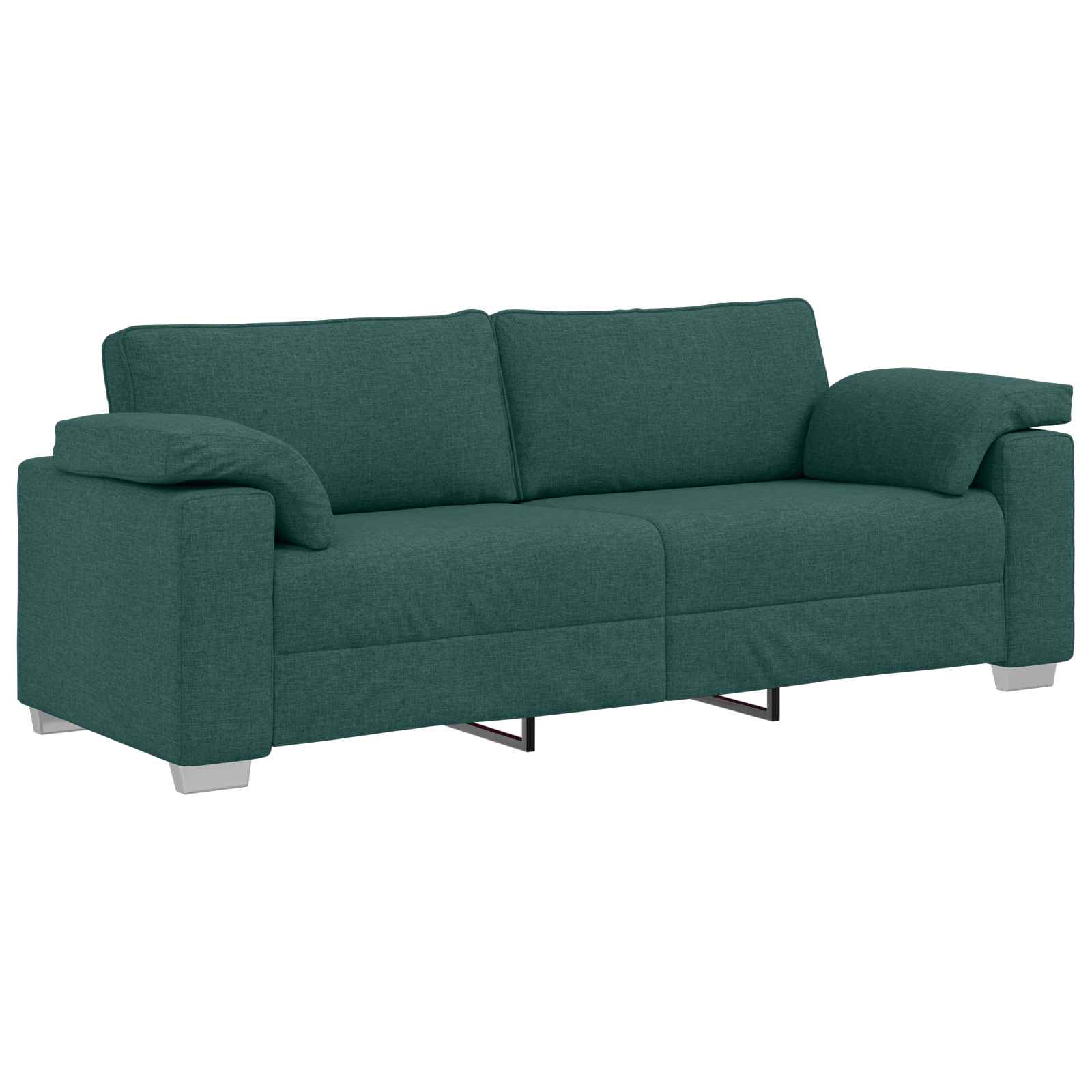 Divano 2 pcs Verde Scuro 219 x 80 x 82 cm Tessuto | homemem39
