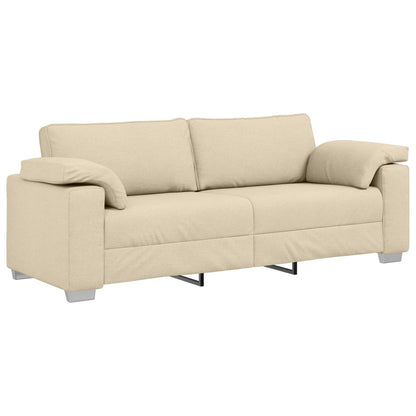 Divano 2 pcs Crema 219 x 80 x 82 cm Tessuto | homemem39