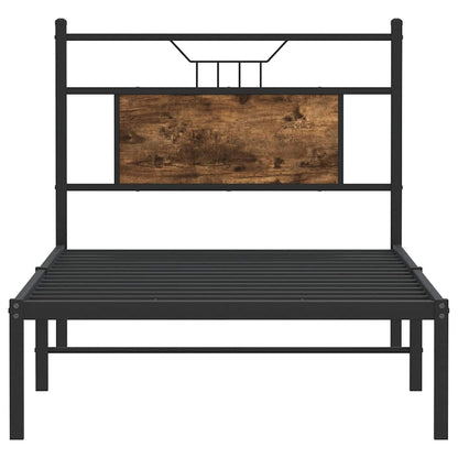 Giroletto senza Materasso Rovere Fumo 75x190 cm in Truciolato | homemem39