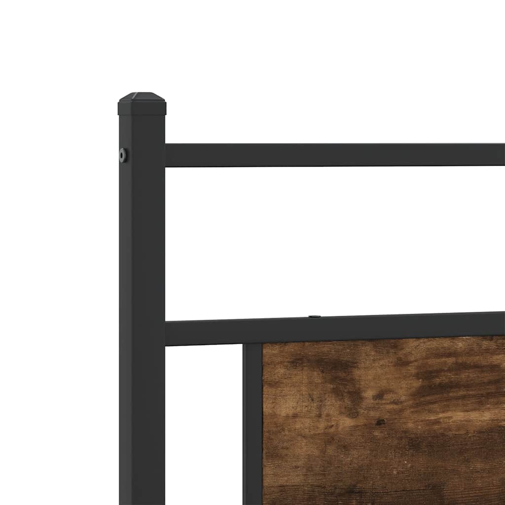 Giroletto senza Materasso Rovere Fumo 107x203 cm in Truciolato | homemem39