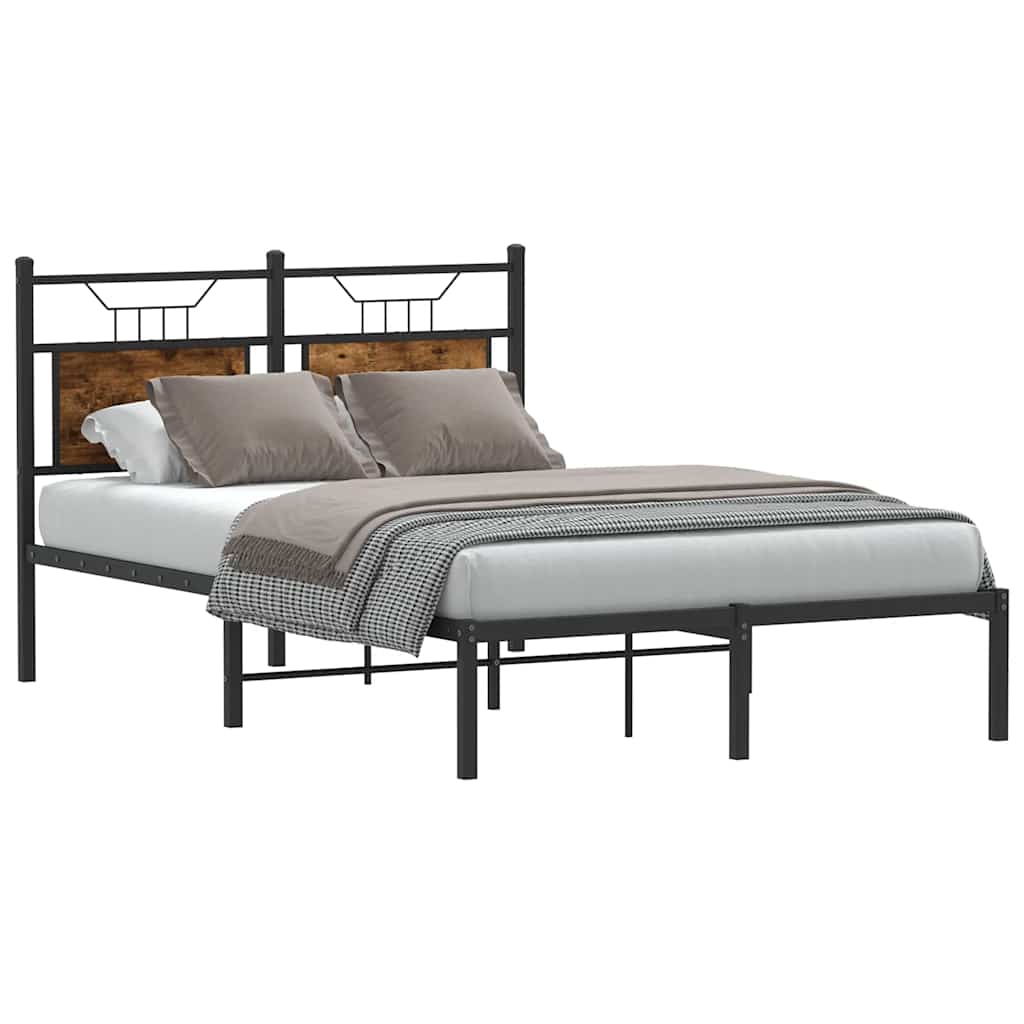 Giroletto senza Materasso Rovere Fumo 120x190 cm in Truciolato | homemem39