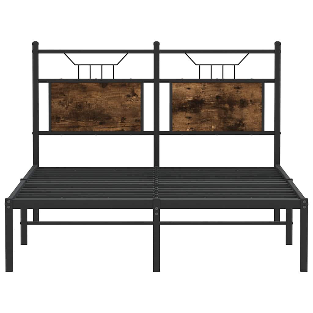 Giroletto senza Materasso Rovere Fumo 120x190 cm in Truciolato | homemem39