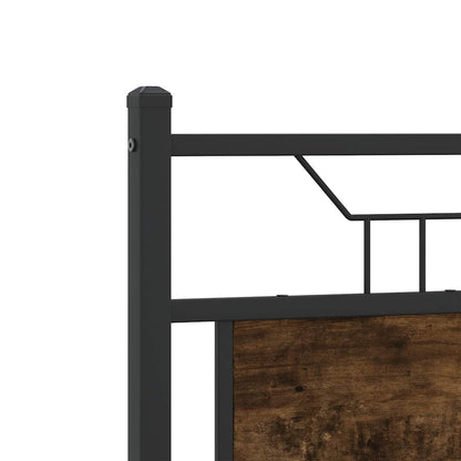 Giroletto senza Materasso Rovere Fumo 120x190 cm in Truciolato | homemem39