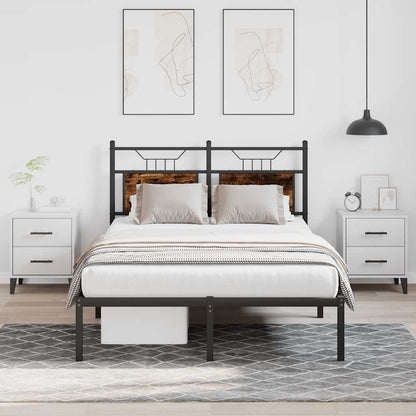Giroletto senza Materasso Rovere Fumo 120x190 cm in Truciolato | homemem39